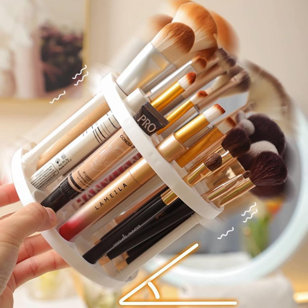 45 Hole Makeup Brush Storage Rack Brush Storage Box Detachable And Washable Circular Makeup Brush Holder Pen Holder