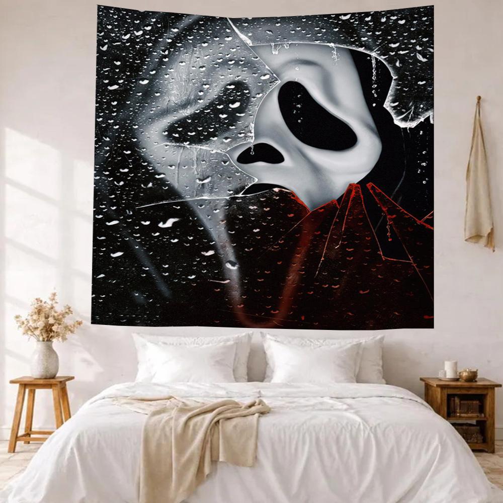 Scream Wall Decor Tapestry Art For Pet Memorial Birthdaywedding Party Backdrop Family Gift