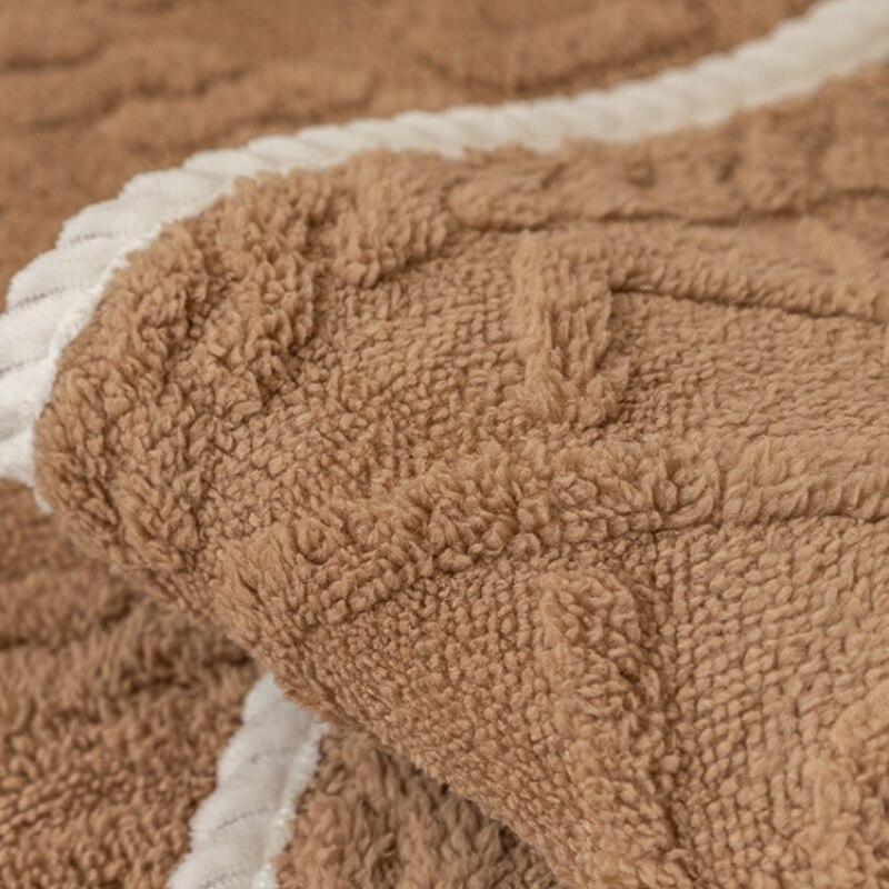 Мягкие зимние теплые плюшевые чехлы для диванов Morse, чехлы для диванов, полотенце, Нескользящий чехол для дивана для гостиной, 1, 2, 3, 4 местных