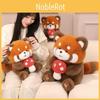 Mushroom Plush Raccoon Toy Cartoon Stuffed Doll Kids Birthday 2636cm Gift