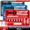 Набор инструментов для снятия и установки сальников клапанов автомобиля 11 шт. с адаптерами 7 размеров Материал и портативный кейс для хранения