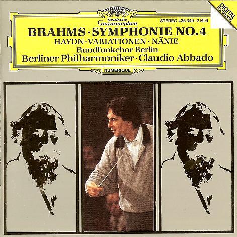 CD JOHANNES BRAHMS, BERLINER PHILHARMO - Symphonie No. 4 - Haydn-Variationen 4353492 Deutsche Grammo 1992 Germany Classical Used