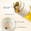 Automatic Oil Dispenser Glass Kitchen Oil Bottle with Drip-Free Spout 320ml/500ml Leakproof Sauce Cruet for Olive Oil Vinegar Soy Sauce Wine