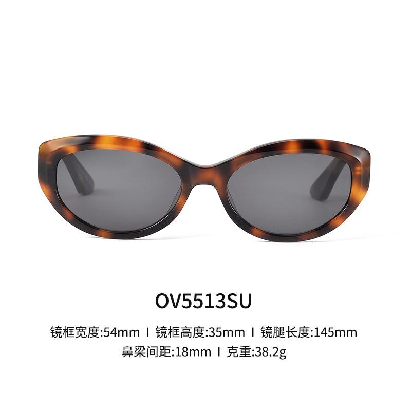 Cat-eye sunglasses Rose Park Chae-young's same style acetate Olym sunglasses, UV protection, European and American fashion, high-end