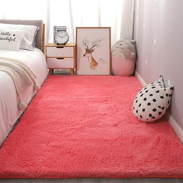 Современный ковер для гостиной, детская комната с пушистыми мягкими коврами, декор для подростковой комнаты, вход в дом, ванная комната, спальня, противоскользящие коврики