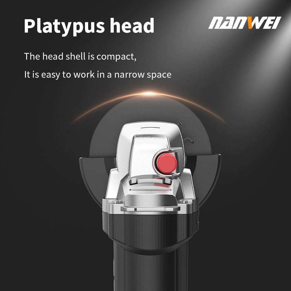 NANWEI Угловая шлифовальная машина переменного тока 125 мм