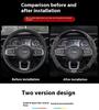 AQI1  Carbon Fiber Suede Car Steering Wheel Cover Anti Slip Car Interior Accessories For Jeep Wrangler Grand Cherokee Compass Renegade