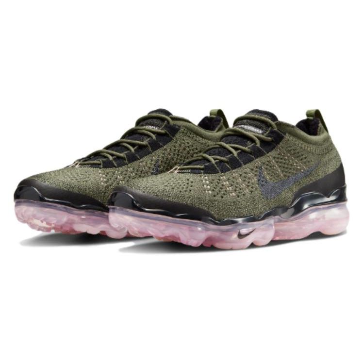Nike Мужские кроссовки Air VaporMax 2023 Flyknit Medium Olive Pink Oxford Green Black DV1678-200