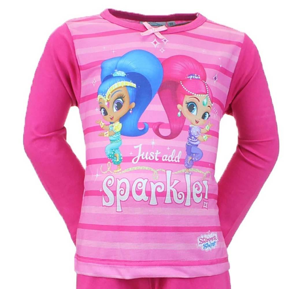 Детская пижама для девочек Shimmer and Shine - Фуксия