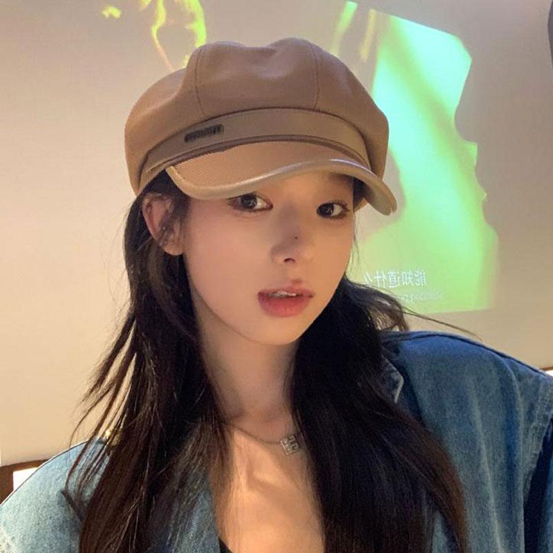 Ретро Универсальный Шерстяной Берет Подчеркивающий Лицо Утиный Язычок Восьмиугольная Шляпа Детская Теплая Ветрозащитная Шляпа Газетчика