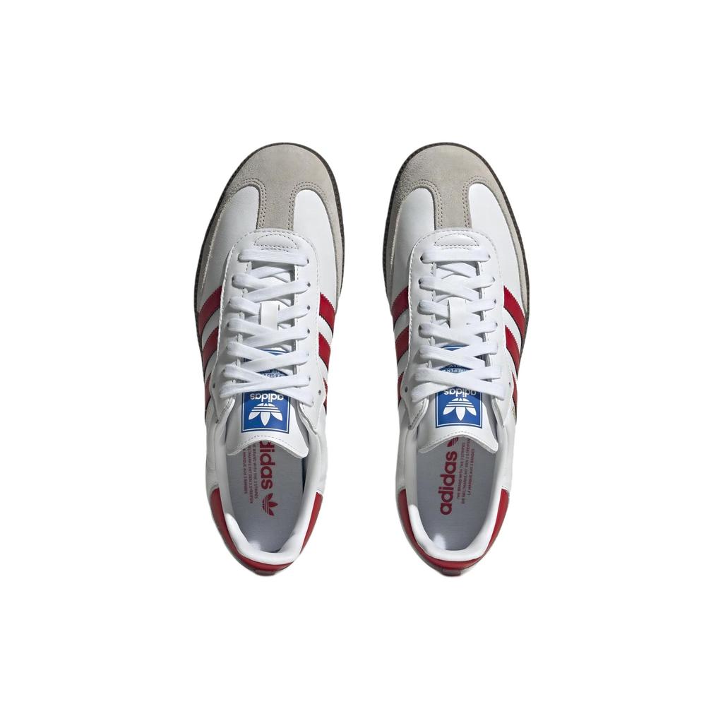 adidas Кроссовки унисекс Samba OG White Scarlet Cloud-White Better-Scarlet Поставщик-Цвет IG1025