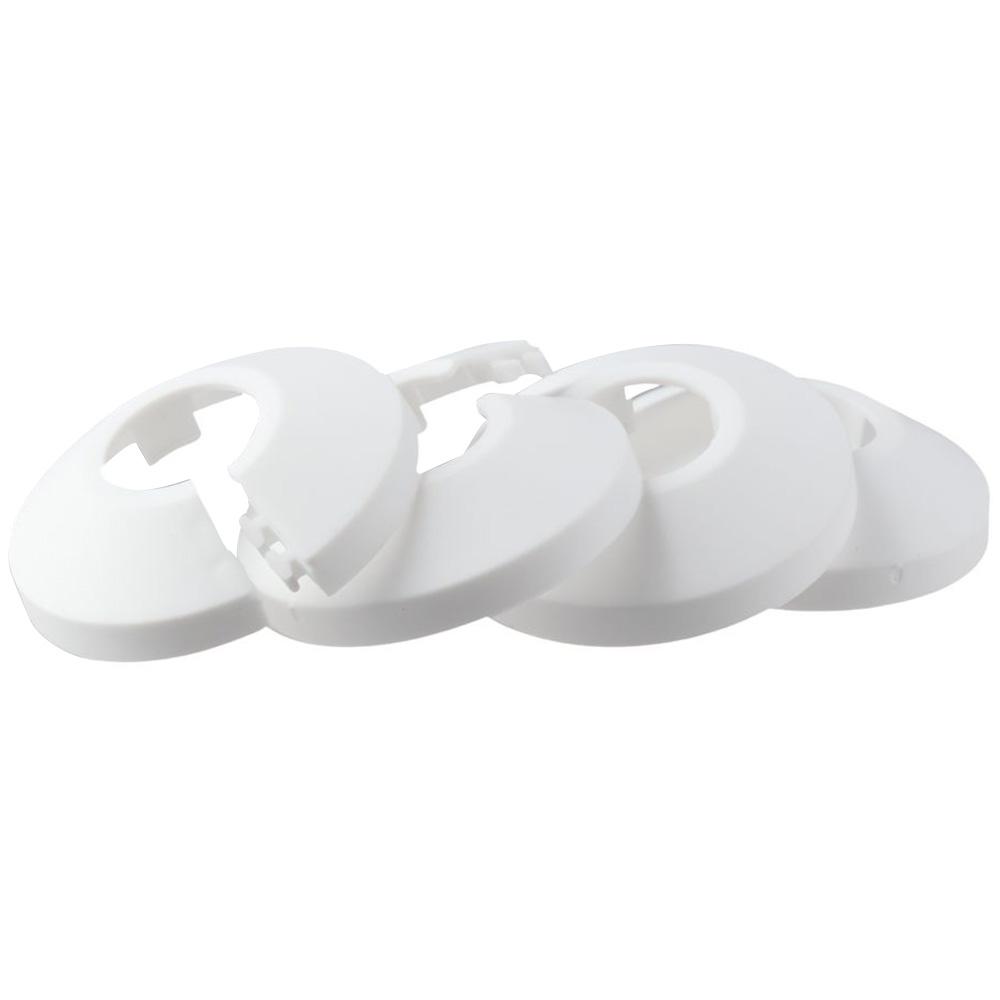 4 шт. ПП Пластиковая Декоративная Крышка для Трубопровода Белая Крышка для Дренажной Трубы Рабочий