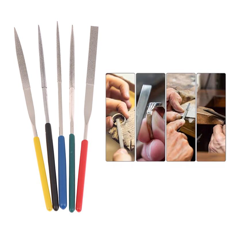 1Pc Mini Rasp Files Diamond Files For Metal Jewelry Stone Polishing Wood Ceramic Hand Carving Tool Hand Needle File Tools