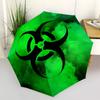 1pc Biohazard Automatic Opening/closing Umbrella, Foldable Sunshade, Perfect Gift for Friends, Durable Plastic Handle yy250808104
