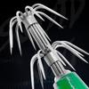 Luminous Artificial Squid Hook Horizontal Prawn Hook 80mm Wood Shrimp Cuttlefish Hard Bait for Cuttlefish Sea Fishing