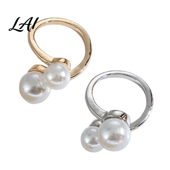 Pearl Combination Brooch Women Scarf Buckle Elegant Versatile Metal Random Arrangement Scarves Clips for Coat Belts Fashion Shirts Gift Ladylike
