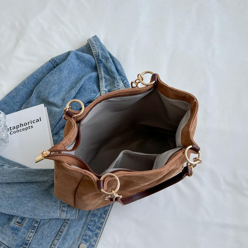 Женская большая сумка-тоут с буквенным принтом, сумка через плечо с цепочками, сумка через подмышку