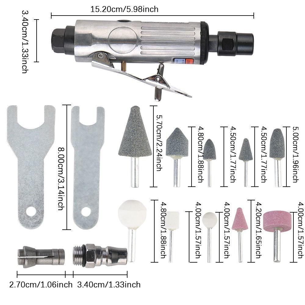 New 1/4" 1/8" Engraving Machine Professional 90PSI Air Die Grinder Polishing Machine