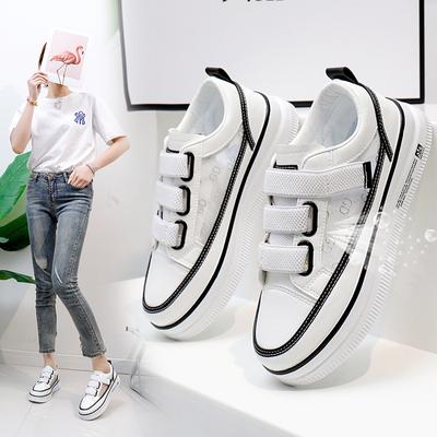INS Белые туфли для студентов в корейском стиле, женские модные летние новые туфли на платформе, увеличивающие рост, дышащие, повседневные туфли для уличной стрельбы Nk319