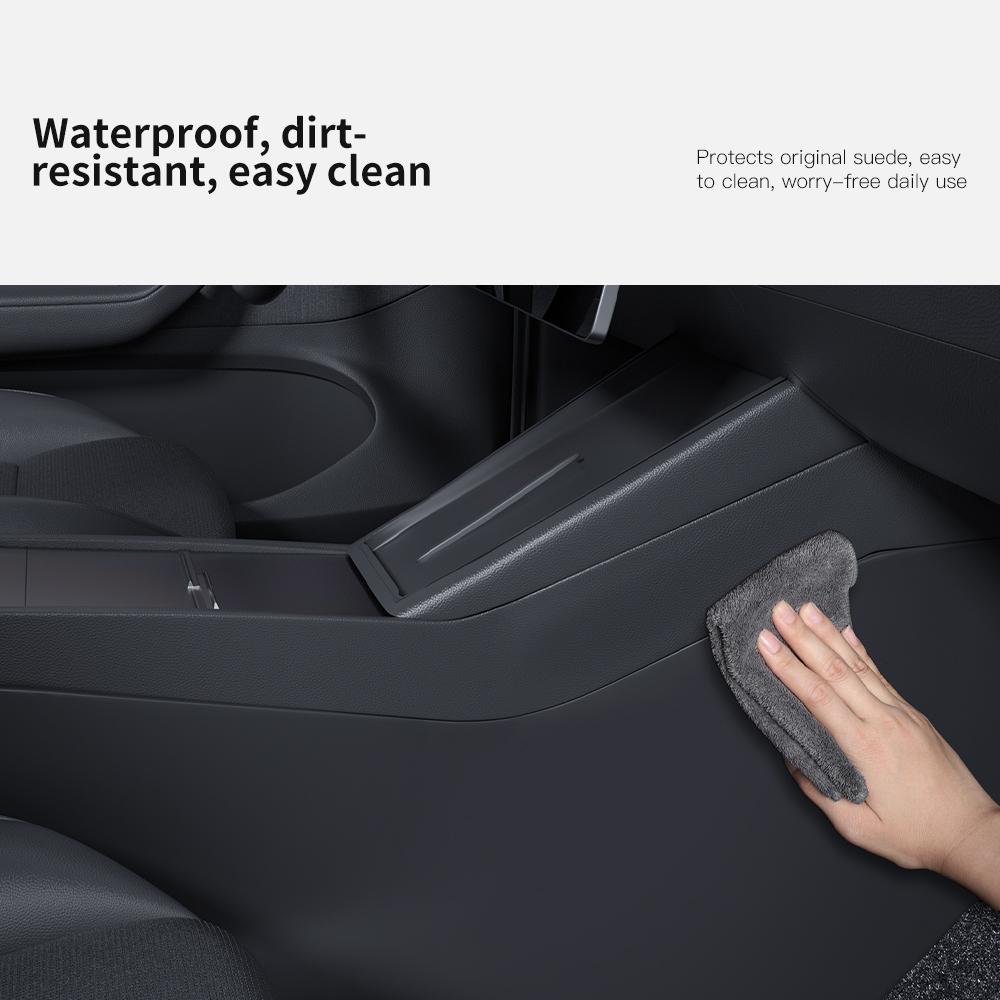 YZ For Tesla Model 3/Y Juniper Highland 2025 TPE Central Control Side Anti Kick Pad Anti-dirt Protective Protecto Accessories