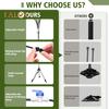 Standing Tripod Misters Easy Install Adjustable Stand Hose Sprayer Movable Standing Misting Cooling System for Outdoor Water Playing Courtyard