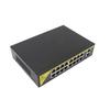 18 Port POE Switch Network Monitoring Excellent Heat Dissipation Noiseless Metal Shell Gigabit