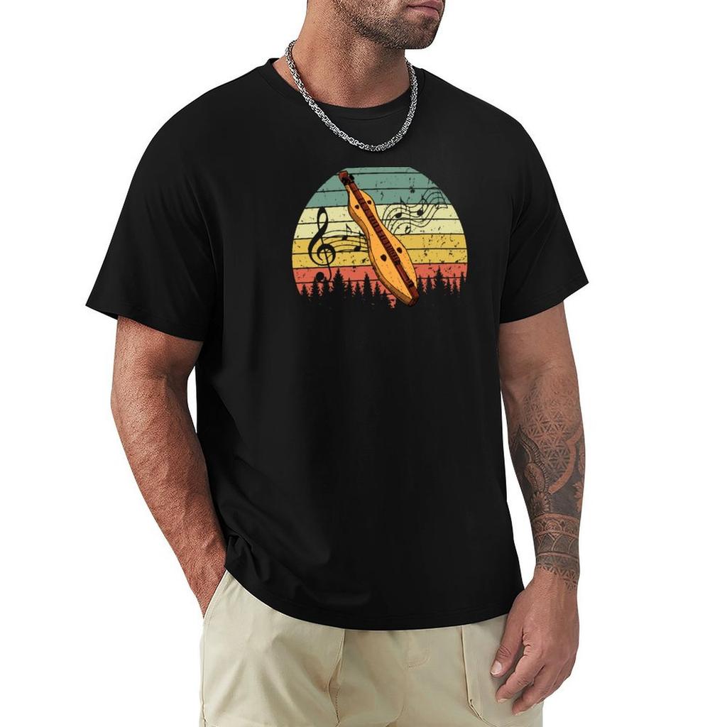 Dulcimer Instruunisext Tshirt Work Utility Casual Tee Shirt