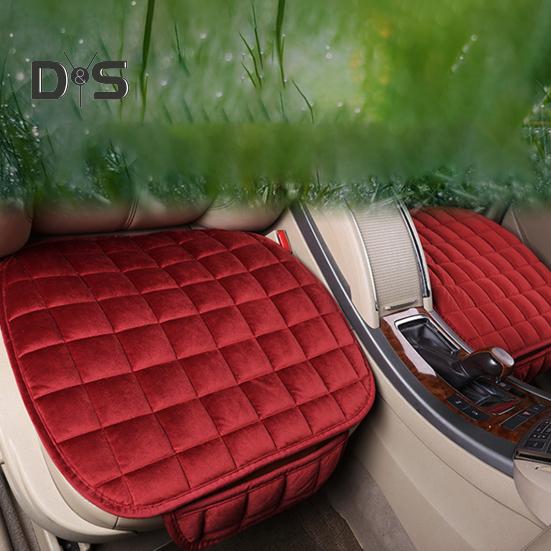 Seat Cushion Memory Sponge Car Seat Cushion with Storage Pouch Universal Relieves Sedentary Pain Fatigue Driving Home Office Use Car Seat Mat