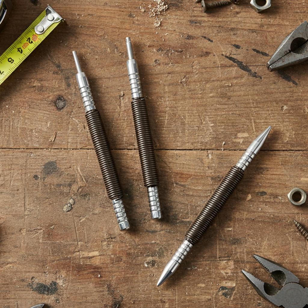 ШТ. Пружинный инструмент Центровочный пробойник Деревообработка Удобно держать