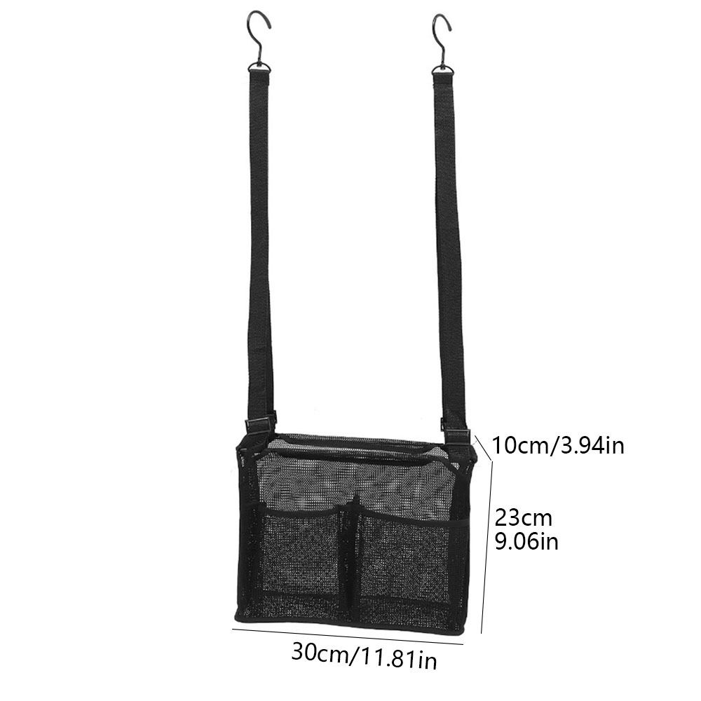 with Hooks Bathroom Hanging Bag Mesh Shower Draining Rack Shower Tools Organizer Home