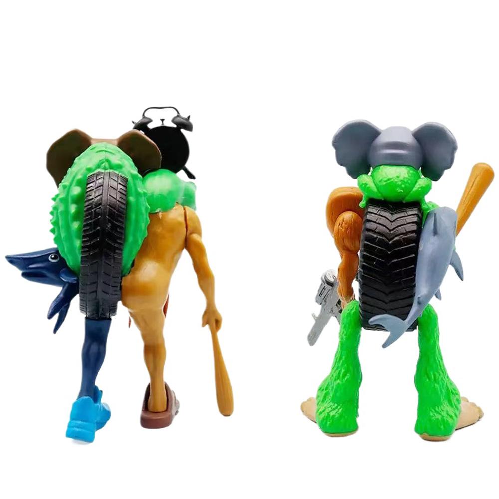 Итальянский Бред Тунг Сахур Фигурка Игрушка Тралалеро Тралала Фигурки Бомбардино Крокодил Шимпанзини Бананини Модель Декор Кукла Подарок