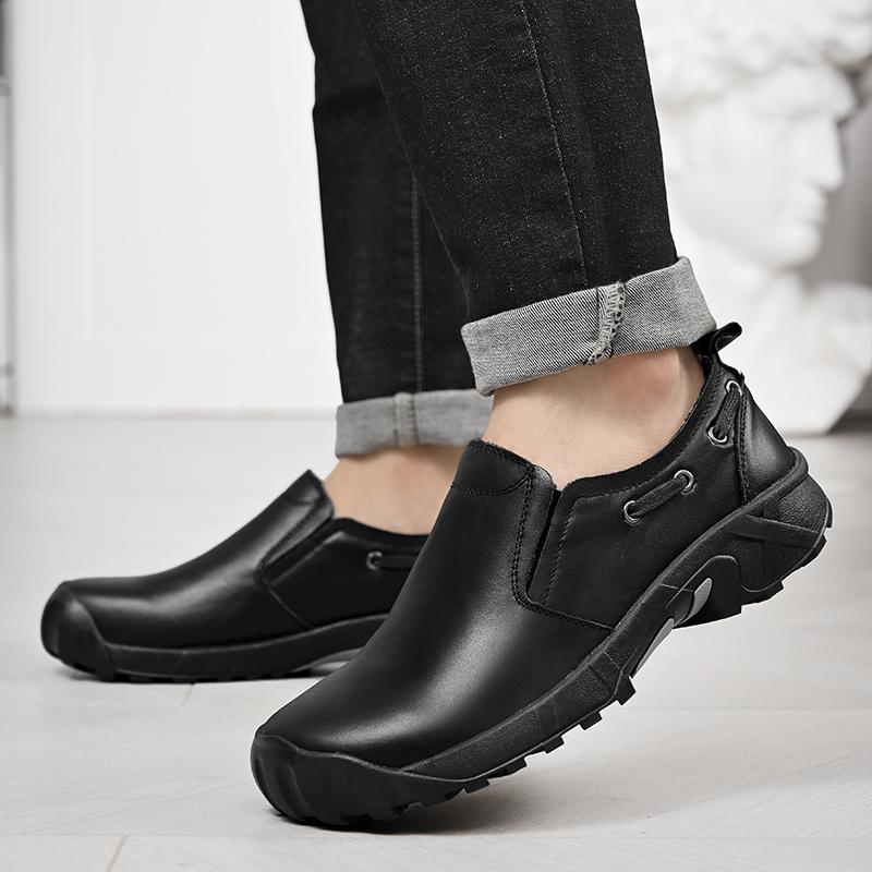 Модные мужские повседневные кроссовки Кожаные мужские лоферы Обувь без застежек Мужская обувь для вождения Горячая распродажа Мокасины Ручной работы Дышащая обувь для ходьбы