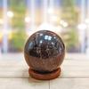 Исцеляющий хрустальный камень-сфера Васту, натуральный гранат, хрустальный шар-сфера для домашнего декора, экспонаты, декор стола, медитация