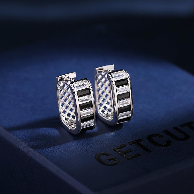 Летние модные геометрические серьги для женщин, французские темпераментные милые массивные ювелирные изделия, дизайнерские серьги