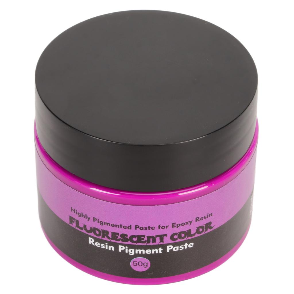 50g Fluorescent Color Resin Pigment Paste High Concentration Highly Pigmented Resin Pigment Paste for Painting Art
