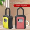 All-metal Padlock  Waterproof Safe Key Box 4-Digit Key Boxes Lock Safe Security Storage Lock Box