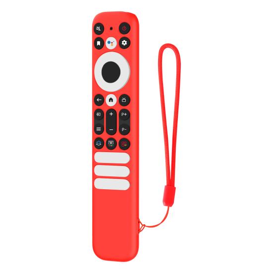 Silicone Remote Case Anti-Slip Protective Controller Sleeve 360 Degree Protection Shockproof Remote Control Case for TCL RC902V/802NU1