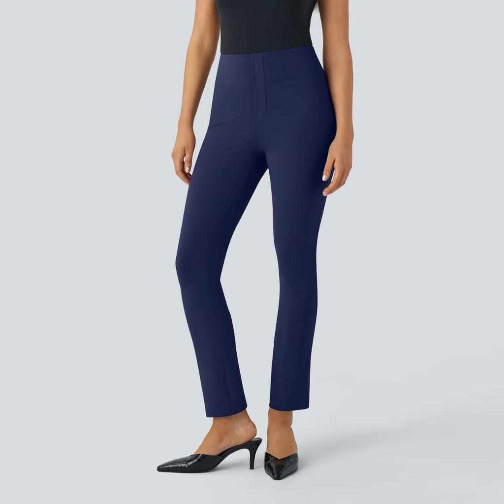 Женские брюки летние повседневные рабочие брюки с высокой талией и карманами повседневные брюки