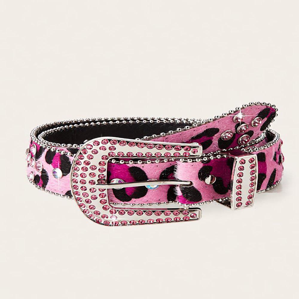 Belt Girl Millennium Abi Spicy Girl Punk Accessories Jeans Water Diamond Shining Diamond Rivet Wide Belt