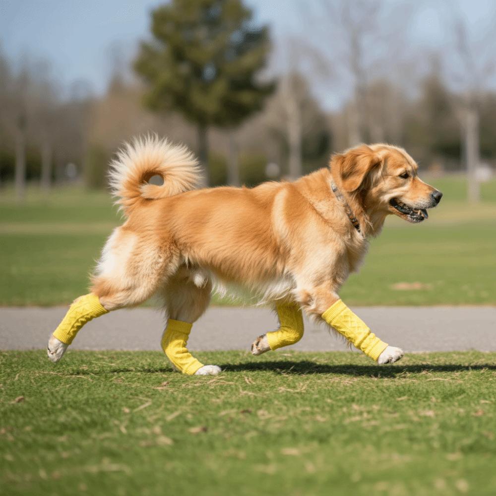 Warm Dog Leg Covers Elastic Knitted Dog Leg Warmer Puppy Leg Protector Pet Socks  Leg Protection