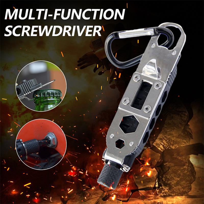 Mini Multifunctional Keychain Edc Outdoor Portable Stainless Steel Pocket Tools