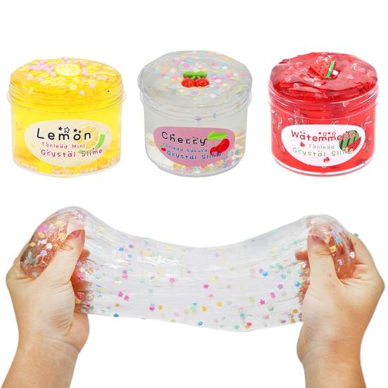 Облако Кристалл Слизь Игрушка Различные Мягкие Эластичные Нелипкие Игрушки Для Снятия Стресса Грязь Снятие Стресса