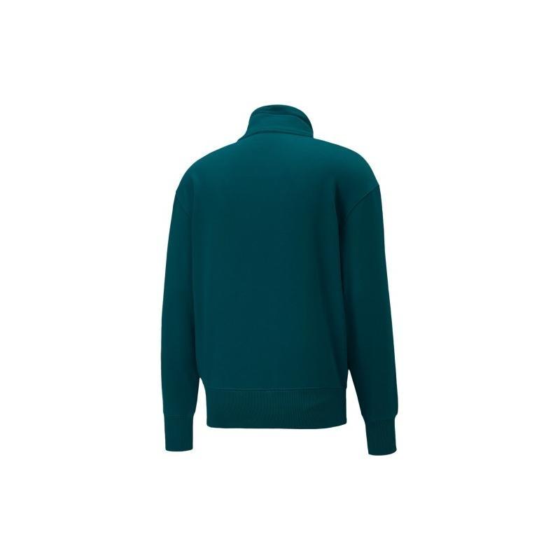 PUMA X Ami Half Zip Sweatshirt 'Green' Men's 535993-24