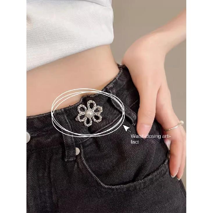 Джинсы, облегающие талию, артефакт, шитье без гвоздей, свободная булавка, пояс брюк, большие изменения, небольшая регулировка, затягивание, защита от воздействия