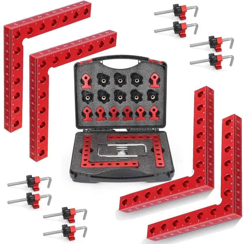 L Shape Corner Clamps 90 Degree Woodworking Positioning Block Drawers Assembly