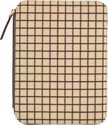 Обложка для блокнота Hobonichi Techo Cousin на плотной молнии с молоком (A5) (Проверка кафе)