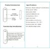 ONENUO Tuya Smart WiFi Door Sensor 80dB Sound Window Sensor Smart Life Arm Disarm Door Sensor APP Alert Alarm Door Sensor
