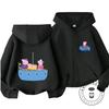 Trendy Cartoon Zipper Hoodie Cute Casual Winter Daily Wear Kids Sweatshirt Peppa Pig Children 3 14