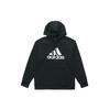 adidas Худи с принтом логотипа Повседневное Свободный крой Спортивное С длинным рукавом С капюшоном Толстовка Мужская Черный DH9018