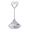 Table Number Holder Heart Shaped Stable Premium Metal Sturdy Durable Widely Used Place Card Holder9cm Heart Shaped